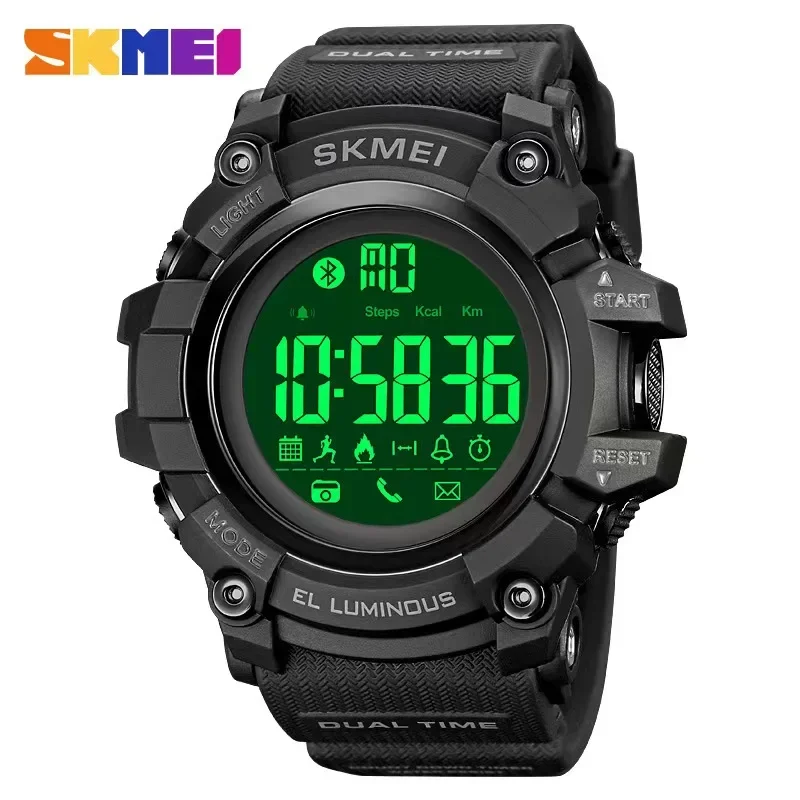 

SKMEI 2053 Mens Calories Sleeping Monitor Clendar Wristwatch Clock Male reloj hombre Japan Digital movement Pedometer Watches