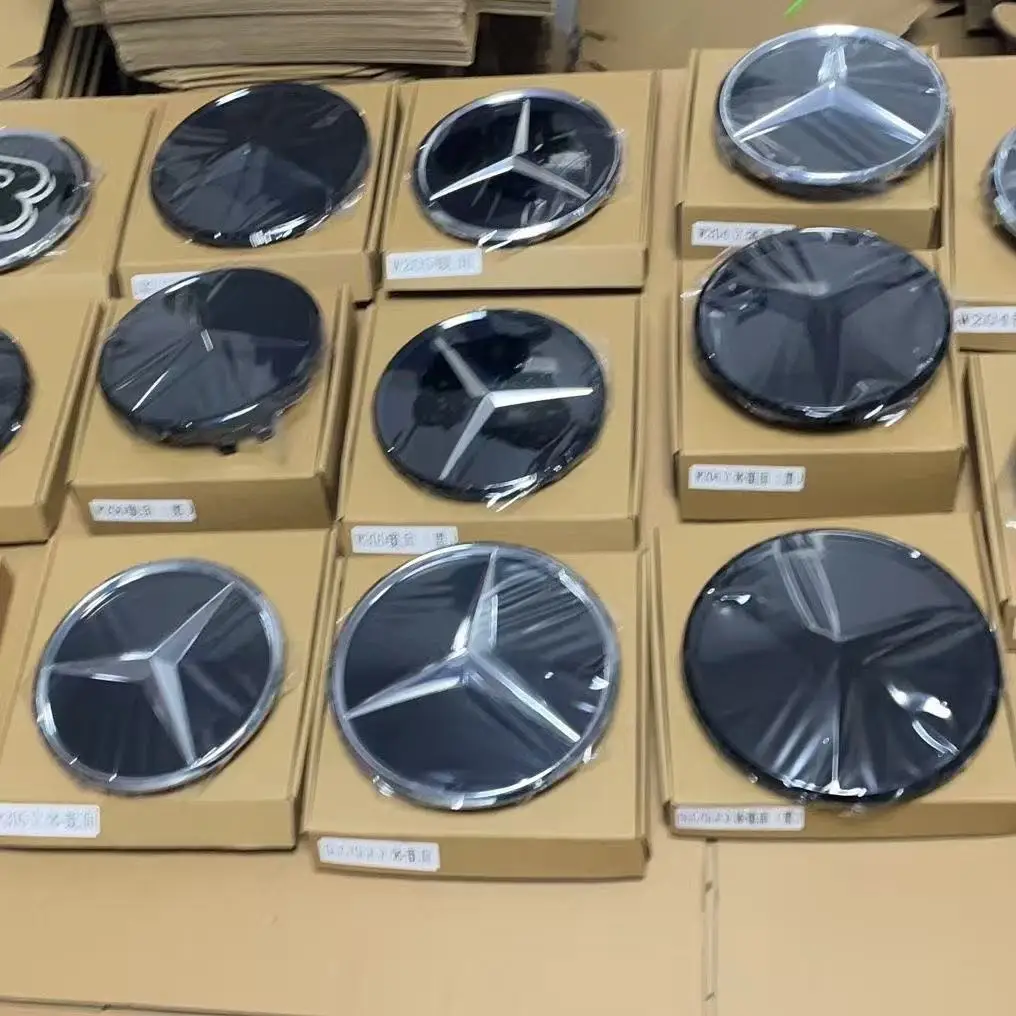 

The front grille star logo badge mirror bottom 3D ABS logo for Mercedes-Benz W213 E-Class 2016-2020