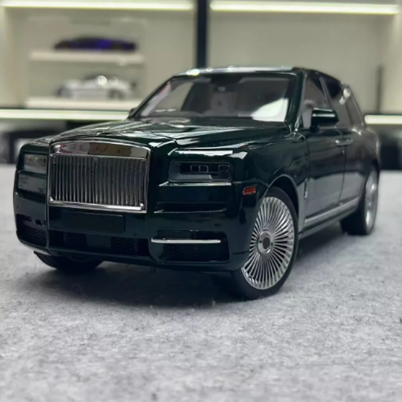 Original Diecast 1:18 Scale Cullinan Alloy SUV Car Model Finished Product Simulation Toy Gift Static Model Souvenir