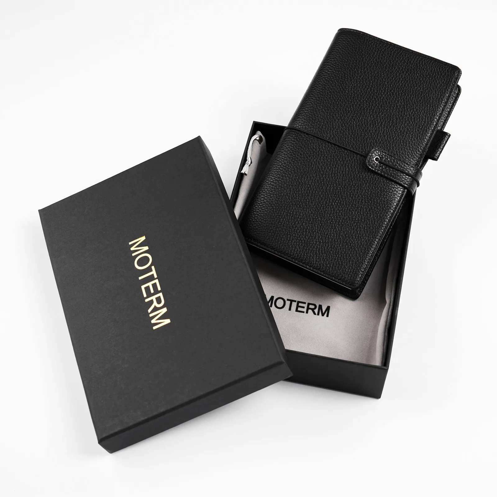 Moterm Traveler Notebook Refillable Planner Cover - Organizer ze skóry naturalnej w standardowym rozmiarze, dziennik podróżny Elite — zdjęcie produktu 6