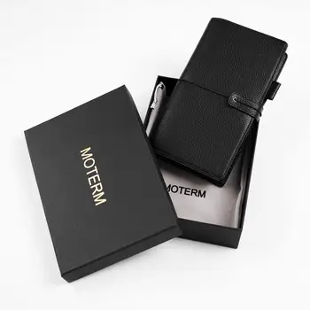 Moterm 旅行者筆記本可替換內芯計劃本封面 - 標準尺寸真皮收納包,精英旅行日記本 10 最佳銷售 預算規劃整理器 - №4