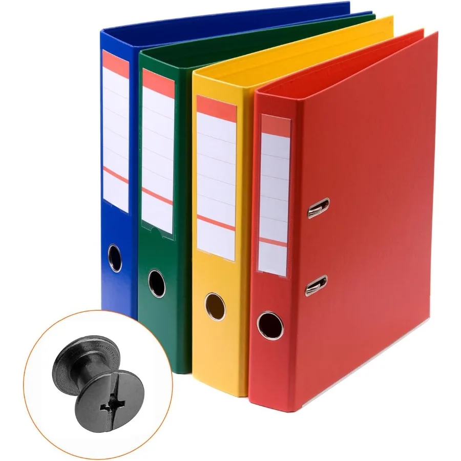 50pcs Chicago Screw 4x6mm Slotted Binding Screws for Rivet Book BindingBlack