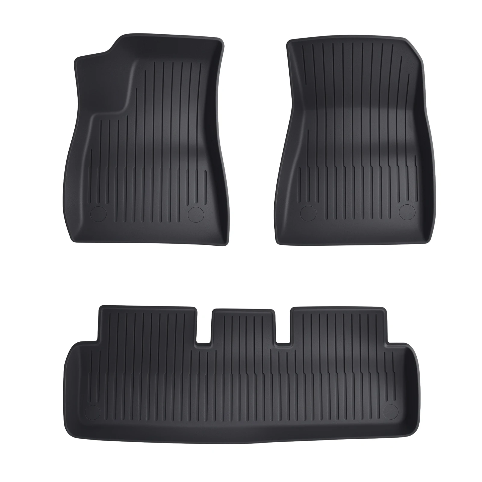 Superior Carpet Floor Mats for Tesla Model Y, All Weather Anti-Slip TPE Automotive Interior Cargo Liners Trunk Mats