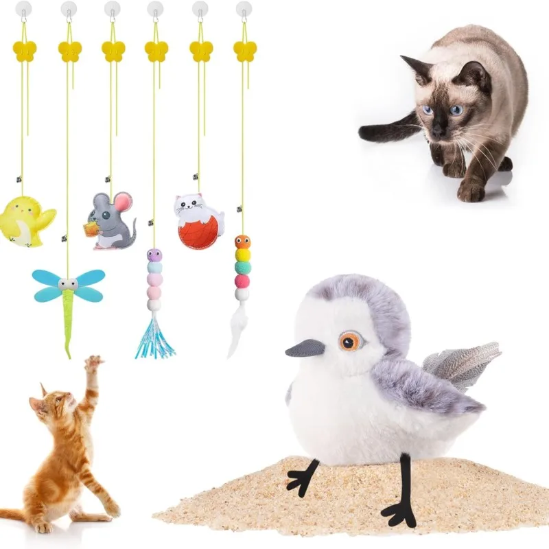 

Rocky Harrier and 6 Hanging Cat Toys, Cat Toys, Cute Hangings