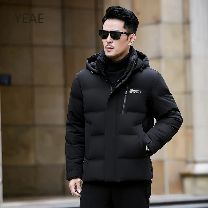 YEAE-Chaqueta ligera de plumón de pato para hombre, ropa de diseño acolchada, abrigos de invierno, novedad de 2024