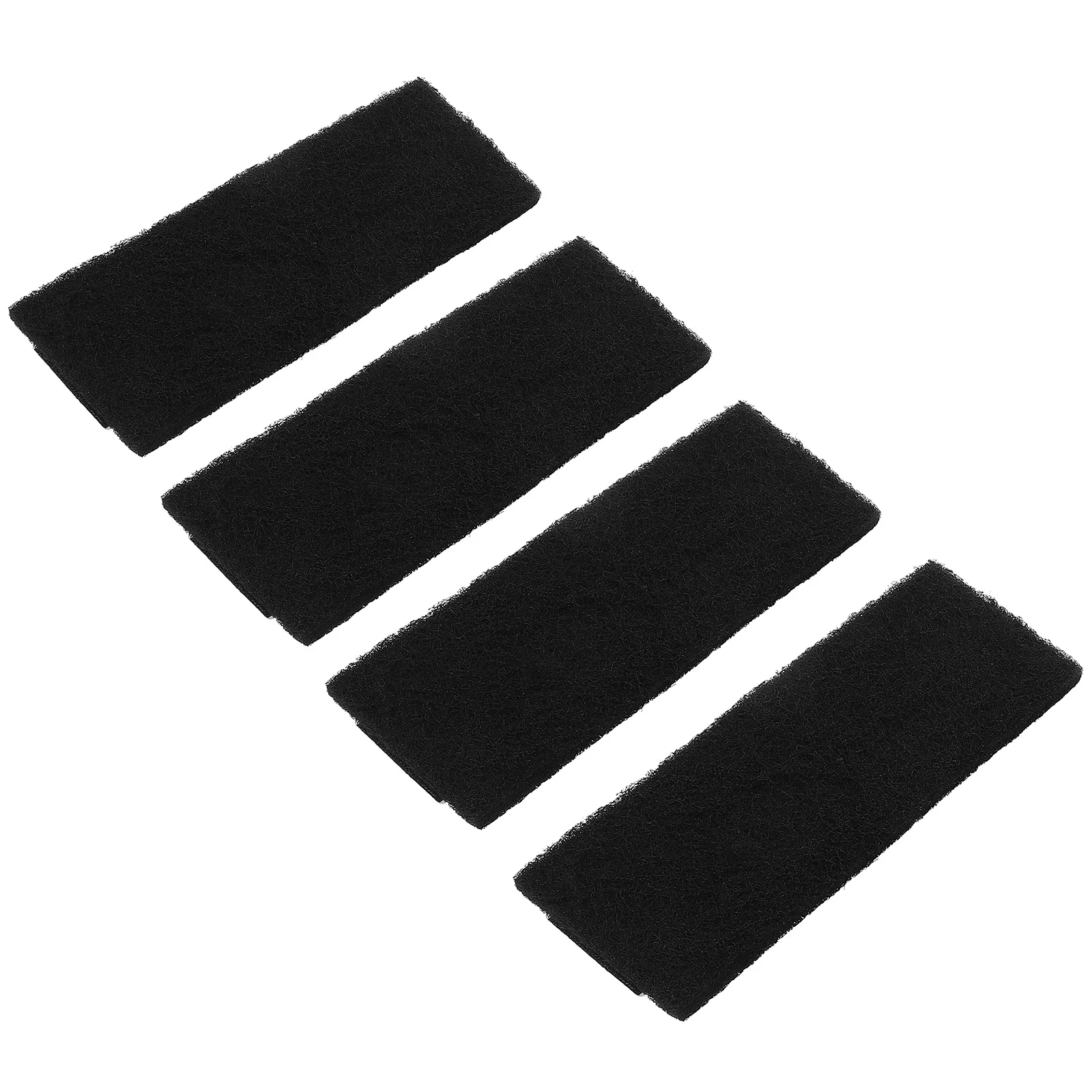 

4Pcs Activated Carbon Cotton Ceiling Fan Filters Strong Adhesive Fan Blade Filters Removable Easy Clean Household Air Purifier