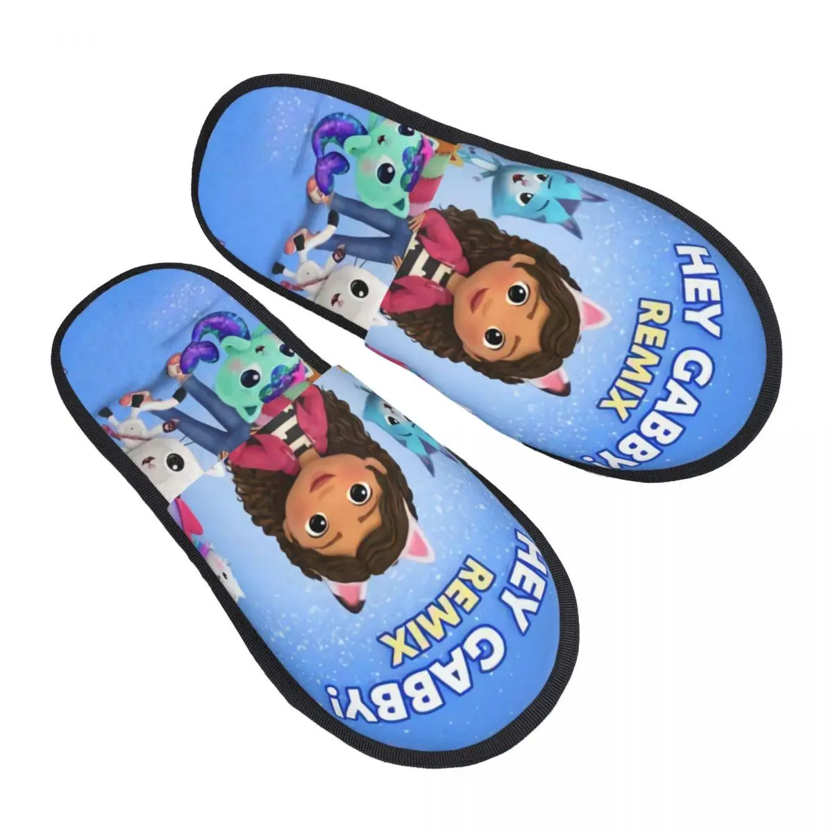 

Custom Gabby Mercat House Slippers Women Soft Memory Foam Gabbys Dollhouse Slip On Bedroom Slipper Shoes