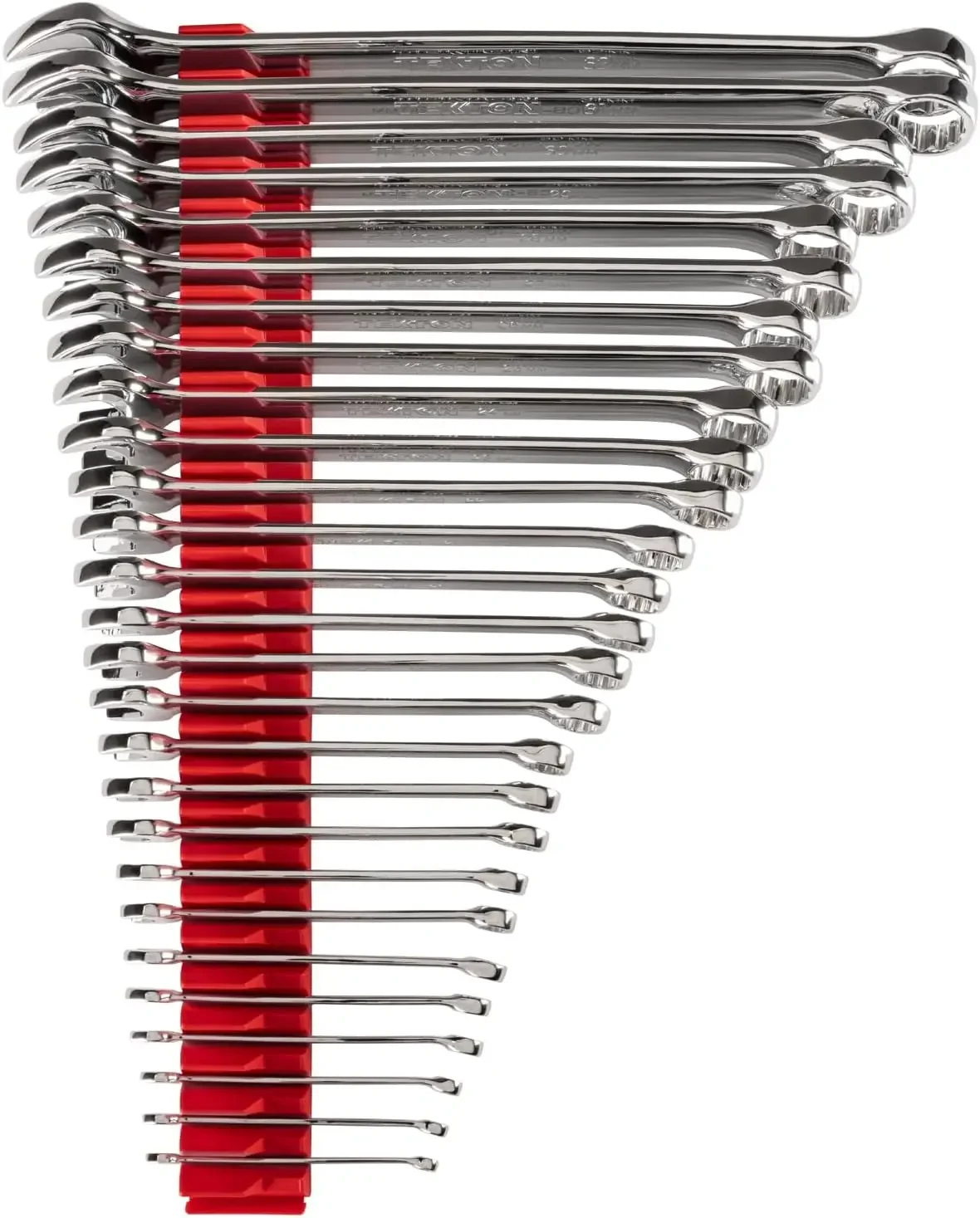 

TEKTON Combination Wrench Set with Modular Wrench Organizer, 27-Piece (6-32 mm) | WCB95203