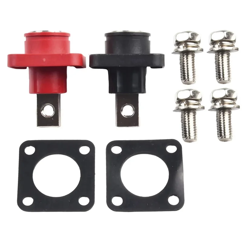 A56X 2PCS Battery Terminal Connector Storage Battery Connector Adapter Uncapped 150A