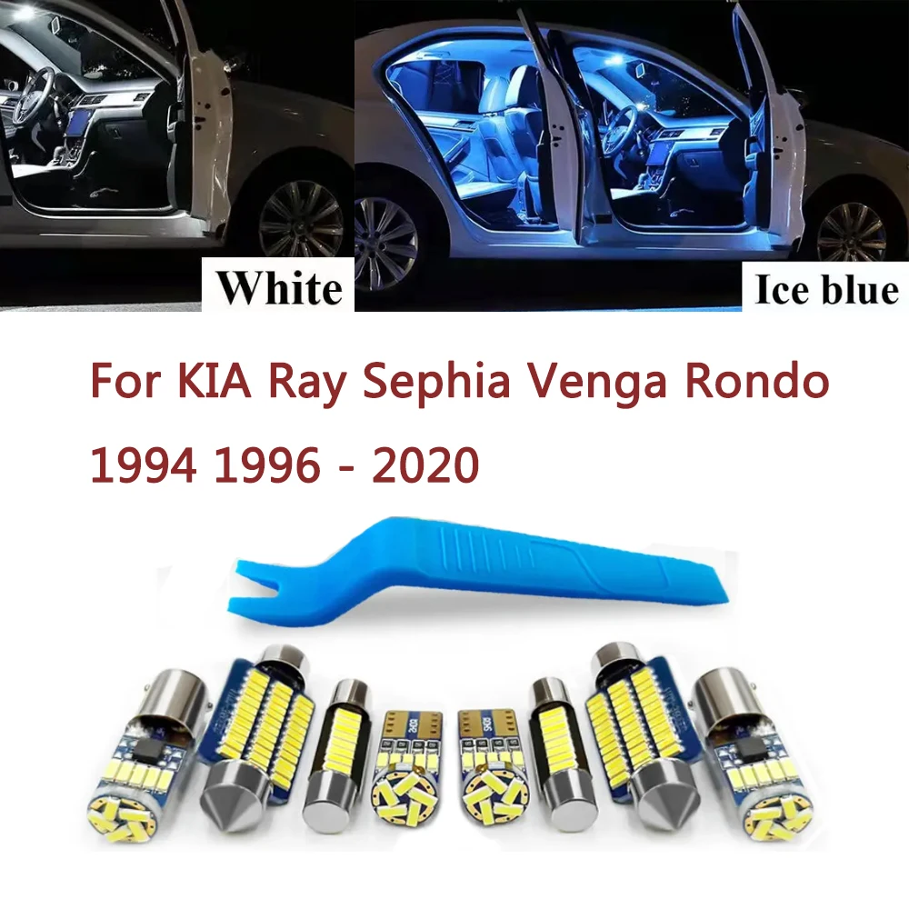 Car Interior LED Lights Canbus For KIA Ray Sephia Venga Rondo 1994 1996 1999 2001 2003 2006 2009 2013 2016 2018 2020