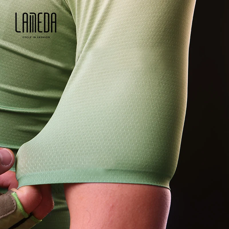 Lameda New Cycling Jersey For Men Summer Bike Short Sleeve Breathable Comfortable Tight Clothing Jacket MTB Bicycle Apparel