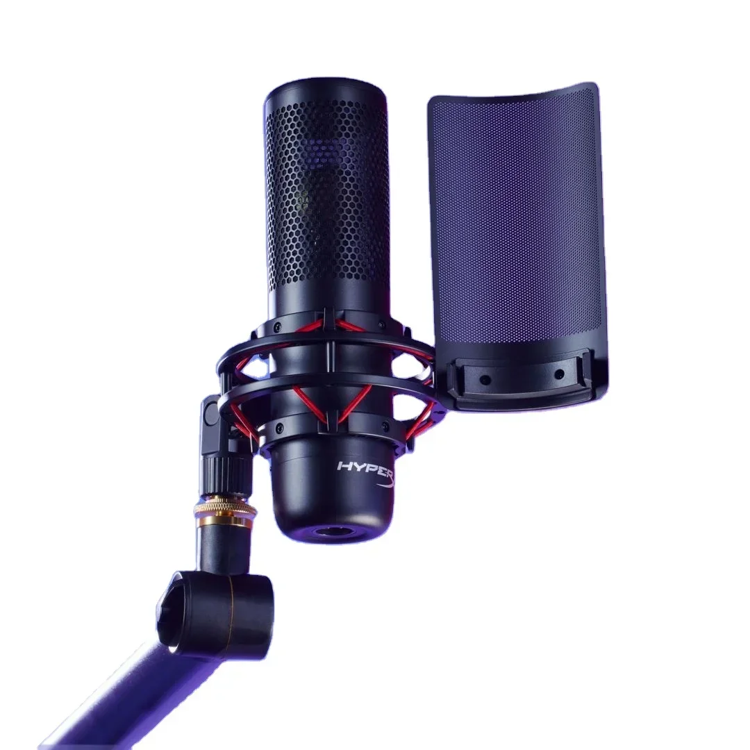 

2026 Premium professional-grade HyperX ProCast Microphone Large Diaphragm Condenser Mic XLR Connection