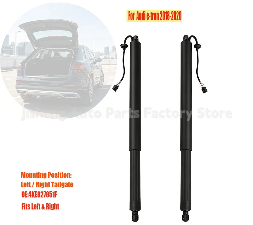 Electric Tailgate Strut Fit Audi E-tron 2018-2020 OE 4KE827851D Universal Left Right Replacement Parts