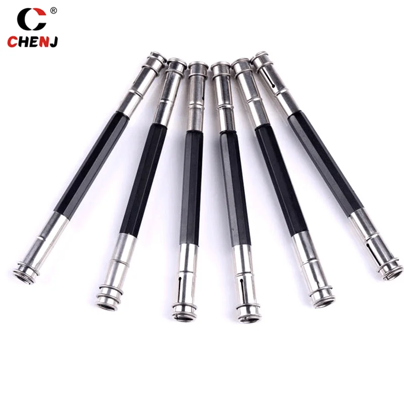 5Pcs Adjustable Metal Double Head Pencil Lengthener Pencils Extender Holder For Sketch Colored Charcoal Pencils School Supplies