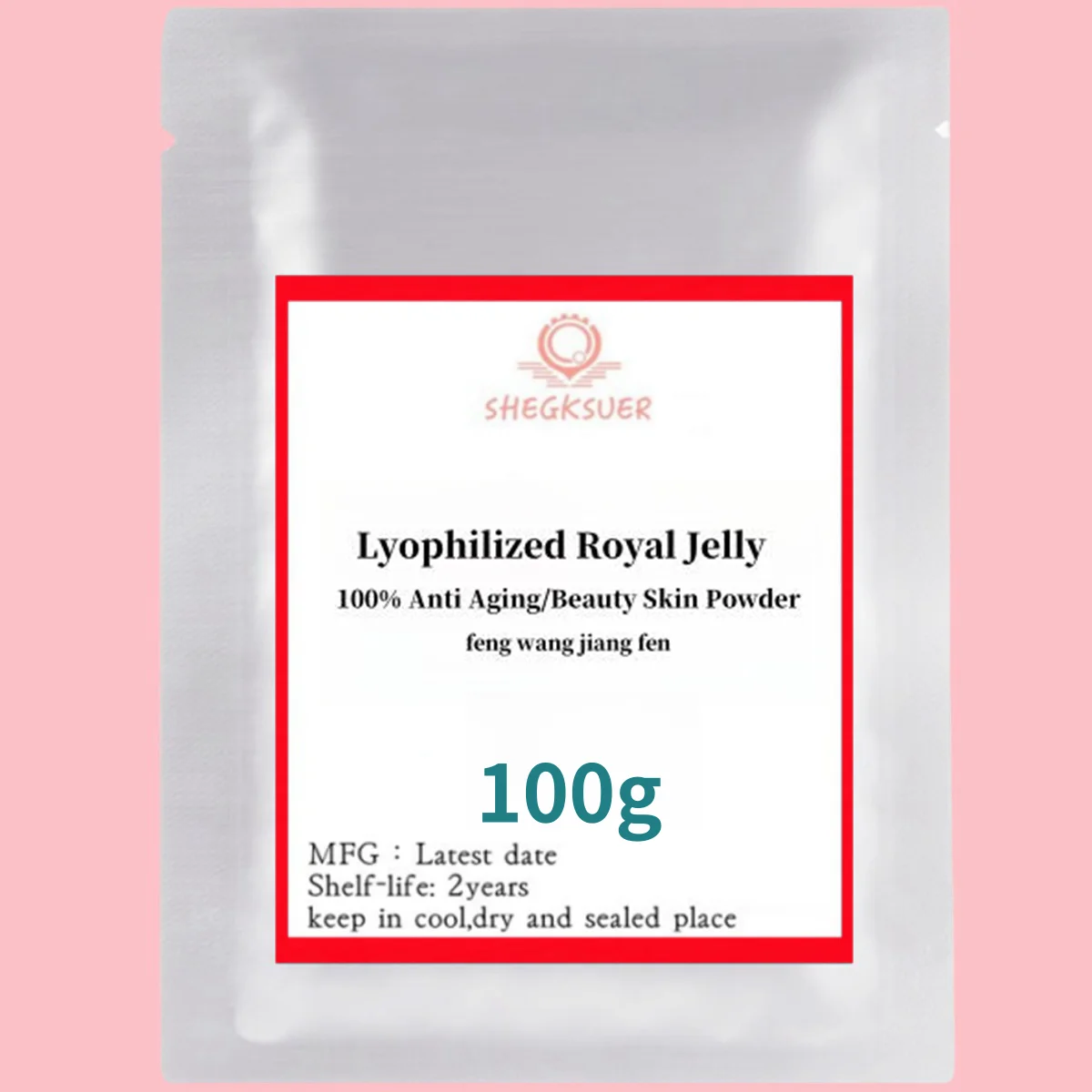 Free Shipping Royal Jelly Lyophilized Powder Delay Skin Aging