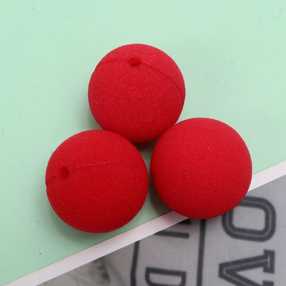 20pcs Sponge Clown Nose Red Clown Nose For Kids Adults Costume Party Masquerade Cosplay Holiday Trick Novelty Fun