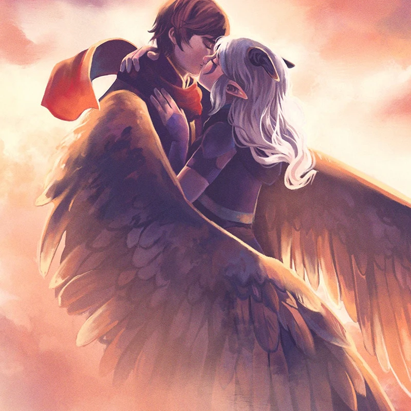 The Dragon Prince Print Callum and Rayla Poster Moonshadow Runaan Art Paitning Canvas Posters Home Room Wall Decoration