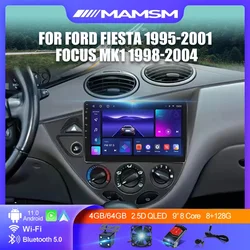 For Ford Fiesta 1995 - 2001 Focus MK1 1998 -2004 2Din Android 13 Stereo Multimedia Car Radio 4G WIFI Carplay Autoradio Head Unit