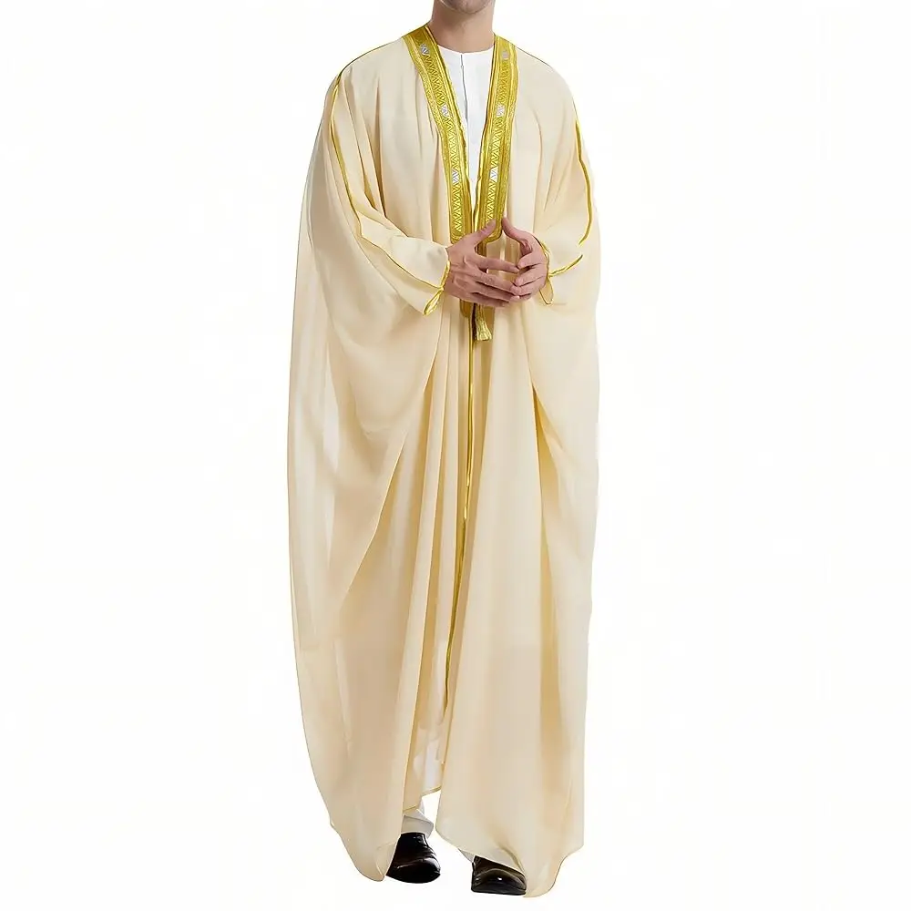 Men's Kaftan - Muslim Robe Thobe Caftan