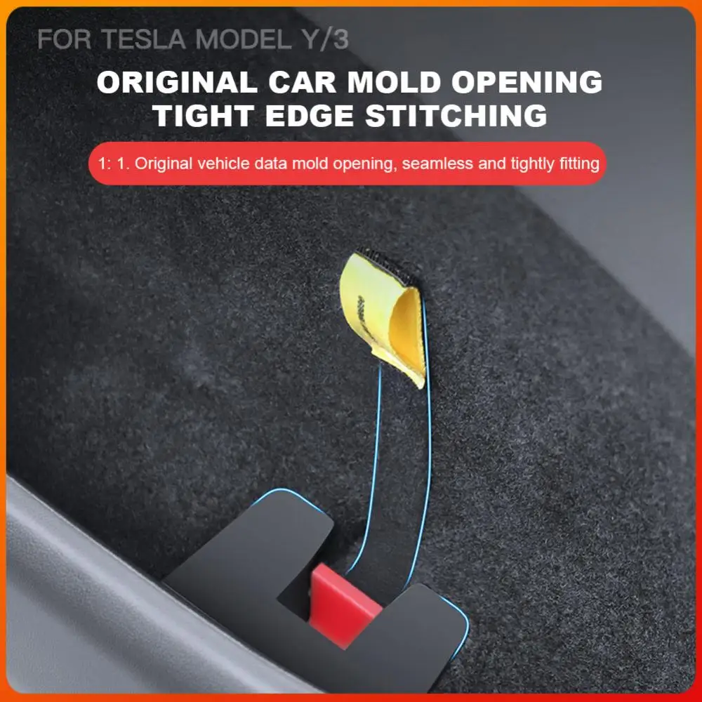 Rear Door Mechanical Switch Extended Manual Door Release Back Door Release Handle Emergency Safety Pull Rope for TESLA Model Y