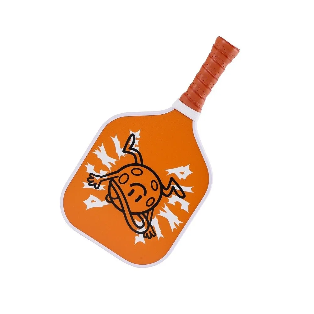 الكرتون الأطفال Pickleball مجداف الألياف الزجاجية سطح خفيفة الوزن مضرب كرة البيسبول عدم الانزلاق قبضة العسل الأساسية الرياضة الخفافيش