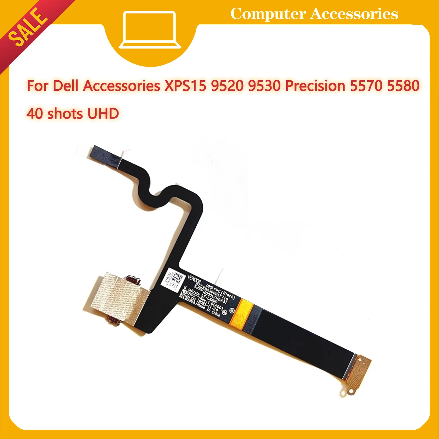 For Dell XPS15 9520 9530 Precision 5570 5580 UHD screen cable 0C2GX7