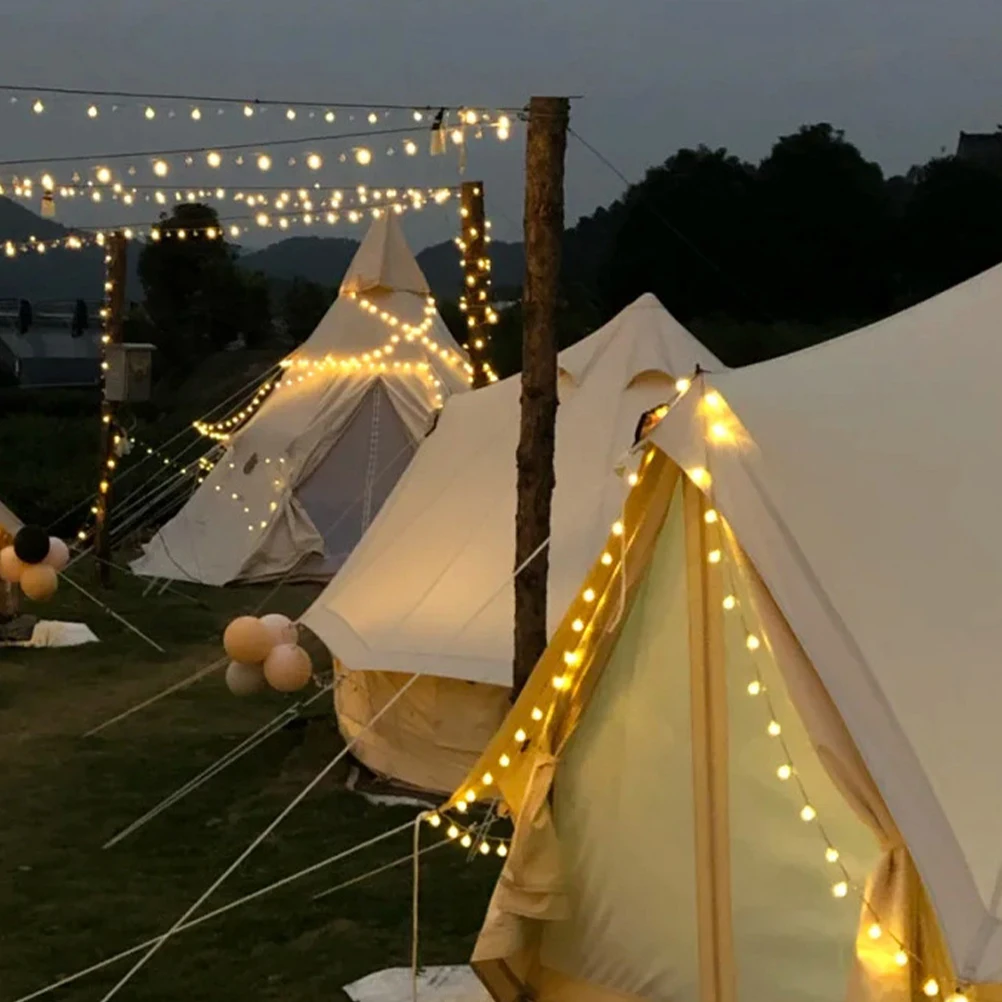 

LED Tent Light Outdoor String Light Camping Decorative Night Hanging Globe USB Ball Christmas Party Garden Patio Lightweight