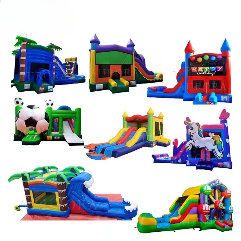 Inflatable bouncer combo commercial PVC outdoor bouncy house jumping castle kids indoor bounce house with slide for party