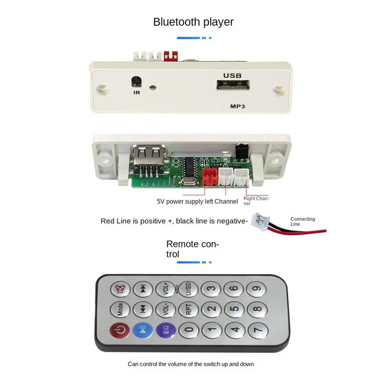 DIY Electronic Kit Bluetooth Speaker Music Spectrum Soldering Practice LED Flash Display Soldering Project Practice DIYB-A44I
