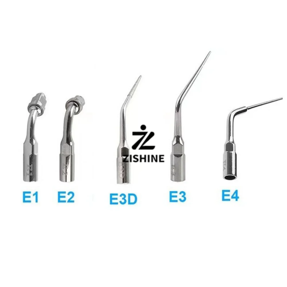 1/5Pcs Dental Ultrasonic Scaler Tips E1 E2 E3 E4 E5 GD1 GD2 GD4 PD1 Scaling Endodontic Tips Fit EMS Woodpecker Dentist Equipment