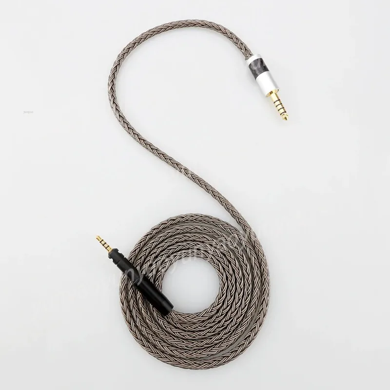HIFI 16 Core Silver Plated 2.5/4.4mm/3.5mm 4pin male Earphone Cable