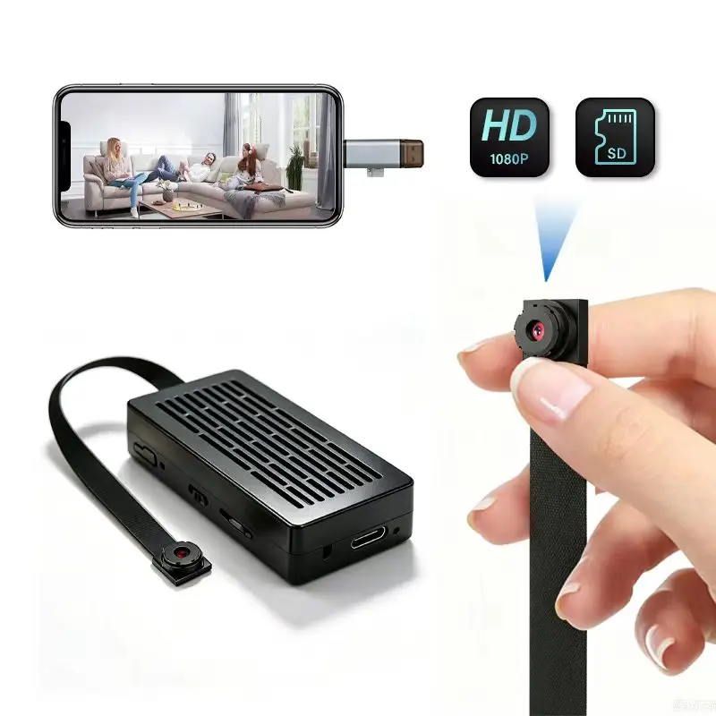 hit productSplit Cable Mini Digital Camcorder 20MP CMOS Sensor 90 Wide Angle Loop Recording Home Indoor Safety Camera Support Mi