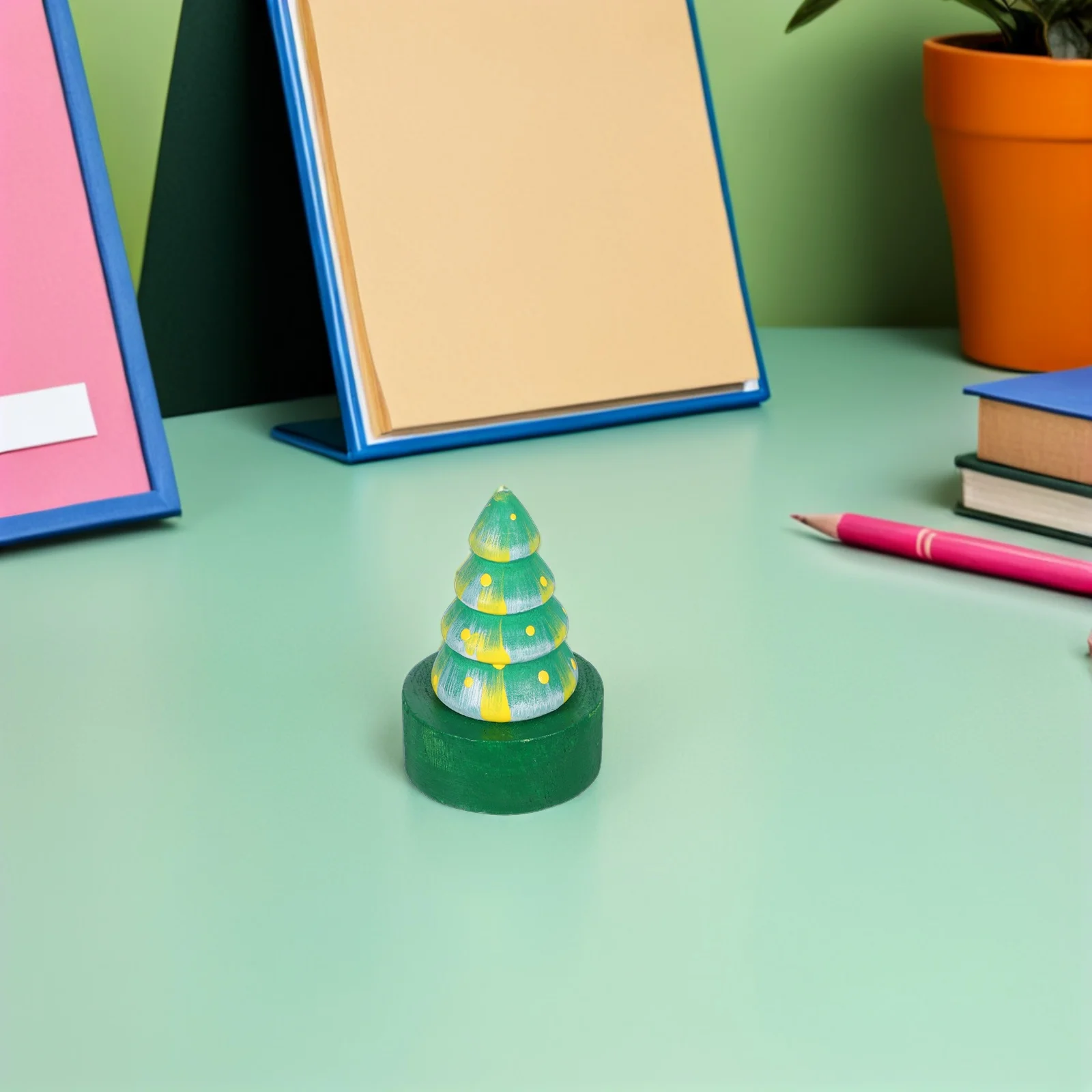 Temperamatite festivo per albero di Natale Temperamatite manuale compatto Kawaii per matite colorate Eyeliner Sopracciglio Decorazioni natalizie