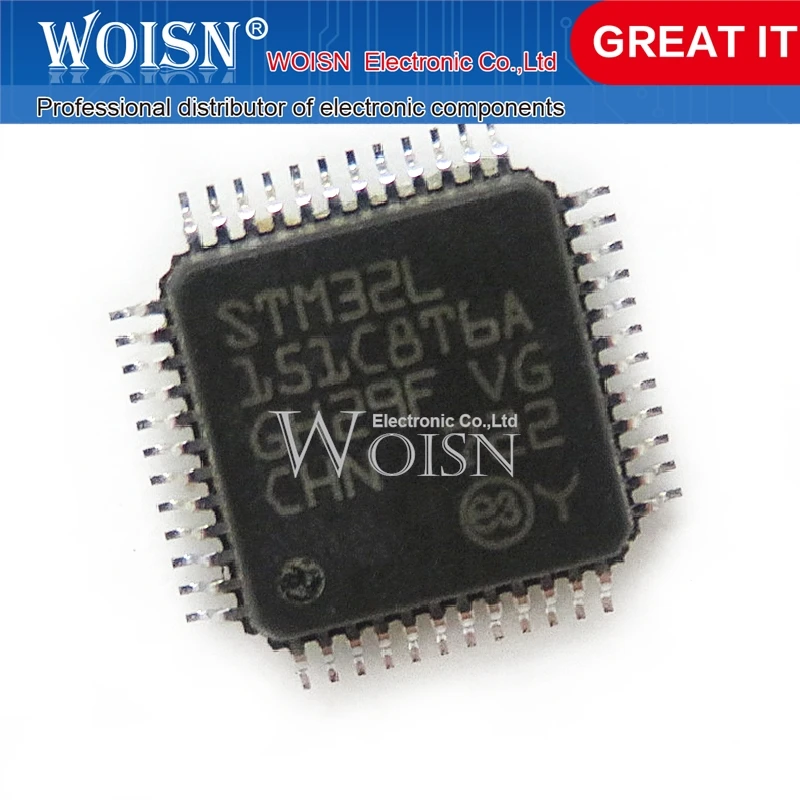 

5PCS STM32L151C8T6TR STM32L151 LQFP-48