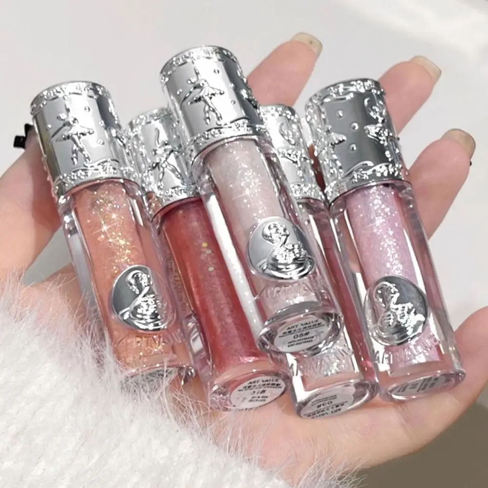 Liquid Eyeshadow Sparkle Glitter Makeup, Shimmer Pearl Highlighter for Under Eye Eyelid, Long Lasting Waterproof, Festival Gift