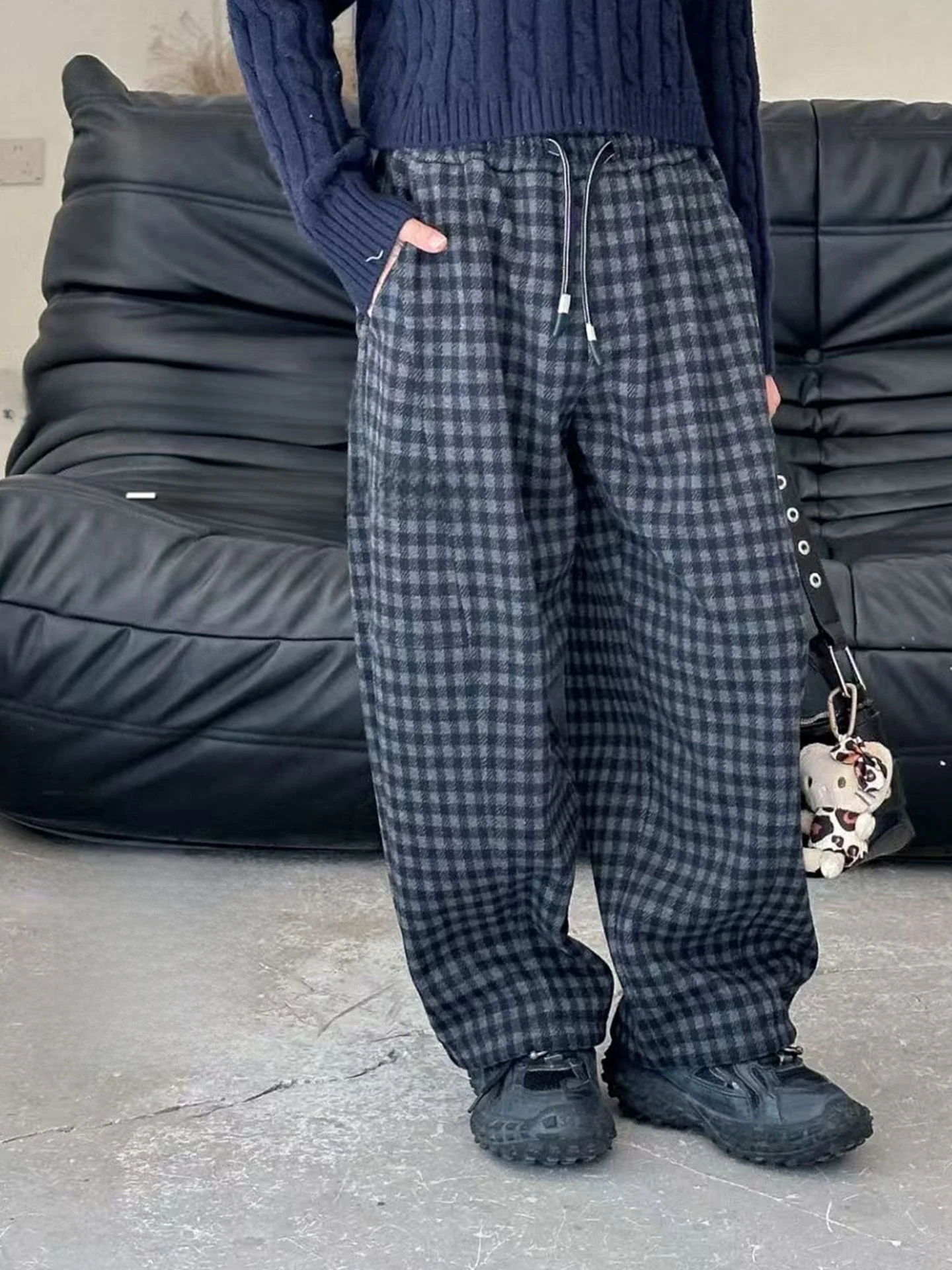 trendy-brand-children's-winter-plaid-fce-lined-pants-high-waist-straight-leg-casual-sle-ex-kids-clothing-bora2025