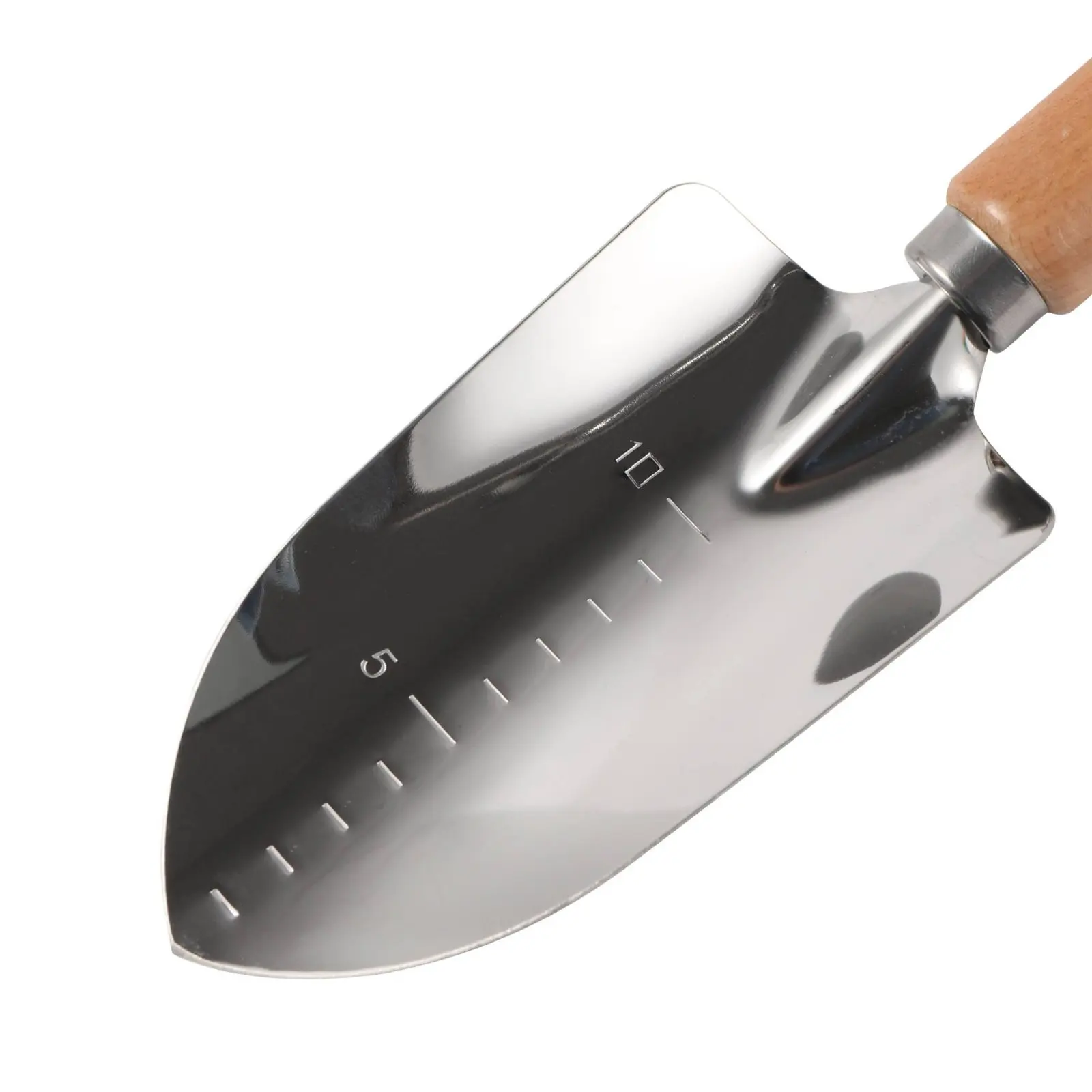 Stainless Steel Trowel Lightweight Garden Hand Trowel Fleshy-Leaved Plant Planting Tool Blade Weeding Hand Spade Easy Storage
