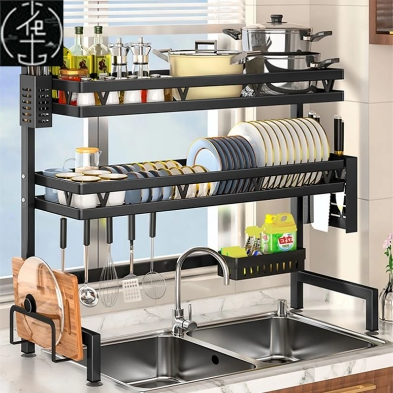 

Органайзер для кухонных принадлежностей над раковиной с дренажем и отсеком для губок, с шелковым наполнителем, зимняя версия