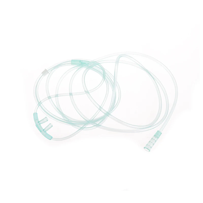 2 متر طرف مرن قنية الأكسجين الأنفية الناعمة يمكن التخلص منها قنية الأكسجين للبالغين/الخرطوم/أنبوب