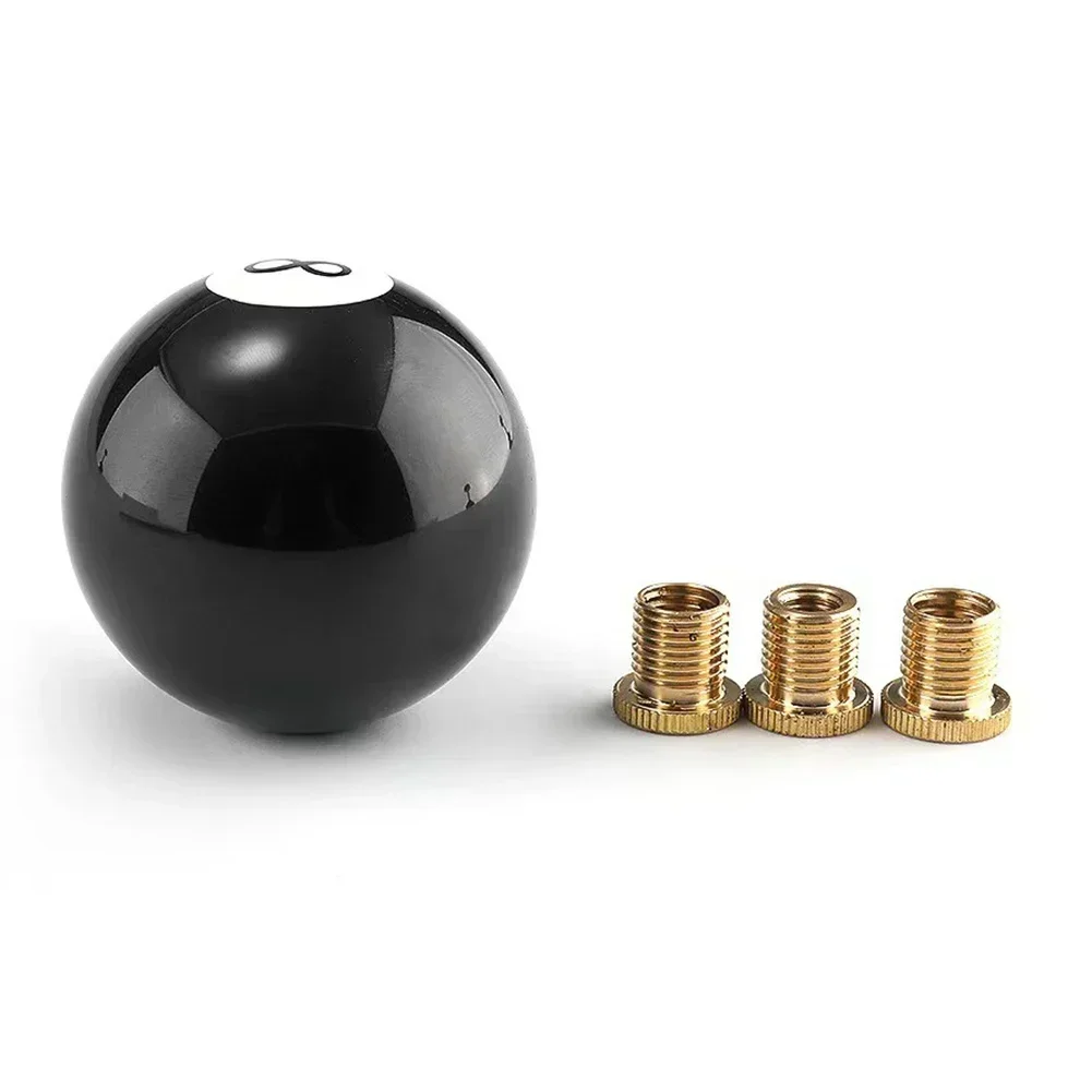 Pomello del cambio a sfera da biliardo Pomello del cambio a 8 sfere per migliorare lo stile dell'auto Stile migliorato Squisita fattura Design umanizzato
