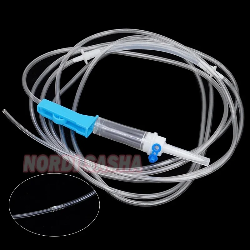 Tubo de irrigación quirúrgica para implante Dental, tubos desechables de enjuague salino Oral, tubería de agua transparente que combina con NSK, 5 uds.