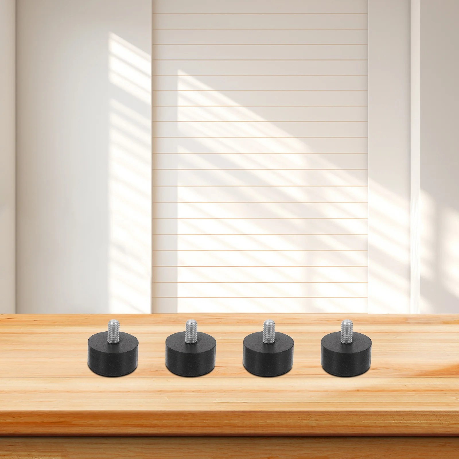 

8Pcs Adjustable Rubber Furniture Levelers Screw-in Height Adjustable Anti-Slip Leveling Feet for Tables Chairs Sofas