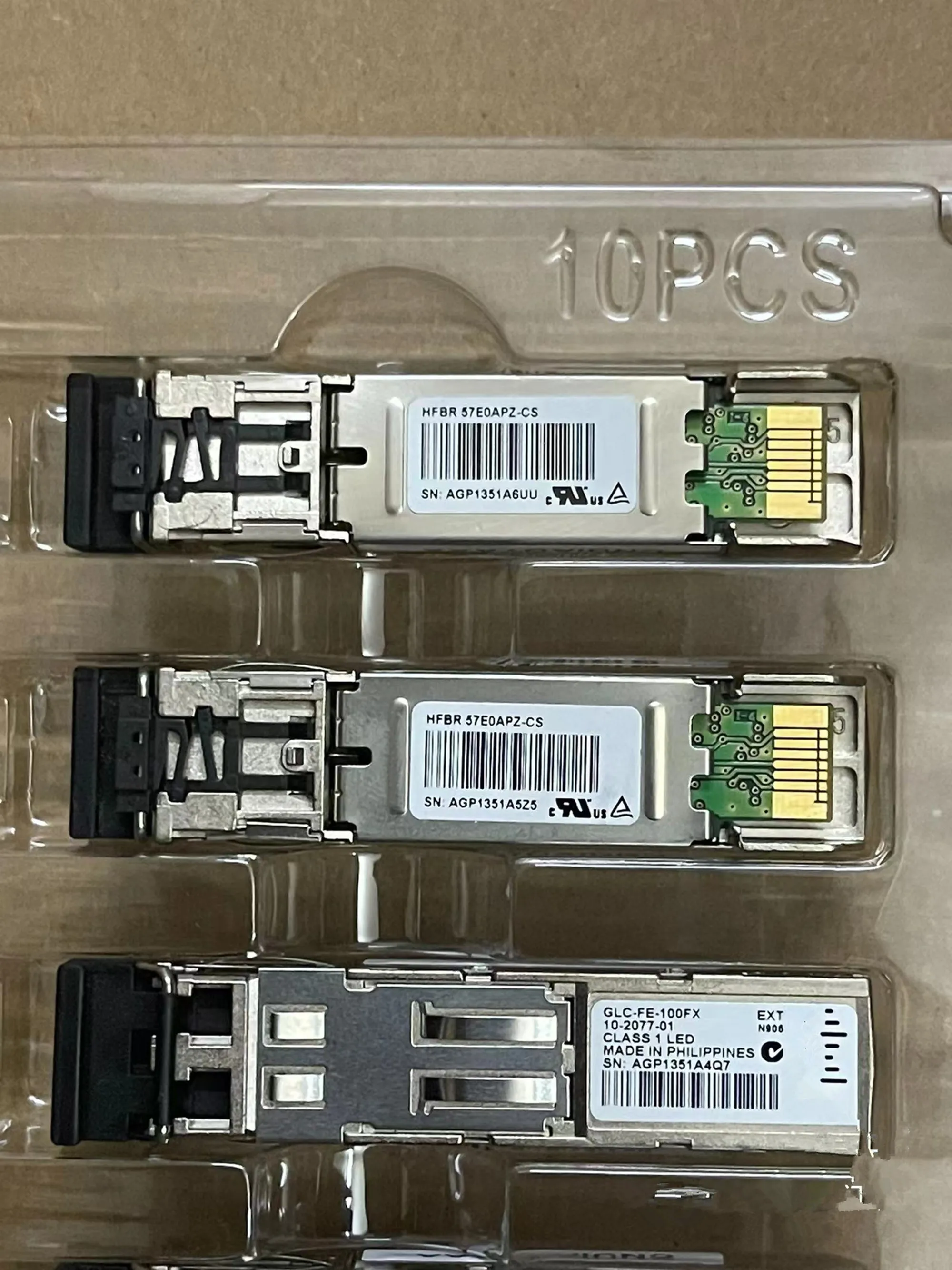 100Mbps SFP Switch Transceiver GLC-FE-100FX 10-2077-01 HFBR-57E0APZ-CS 100Mb Fiber Optical Module