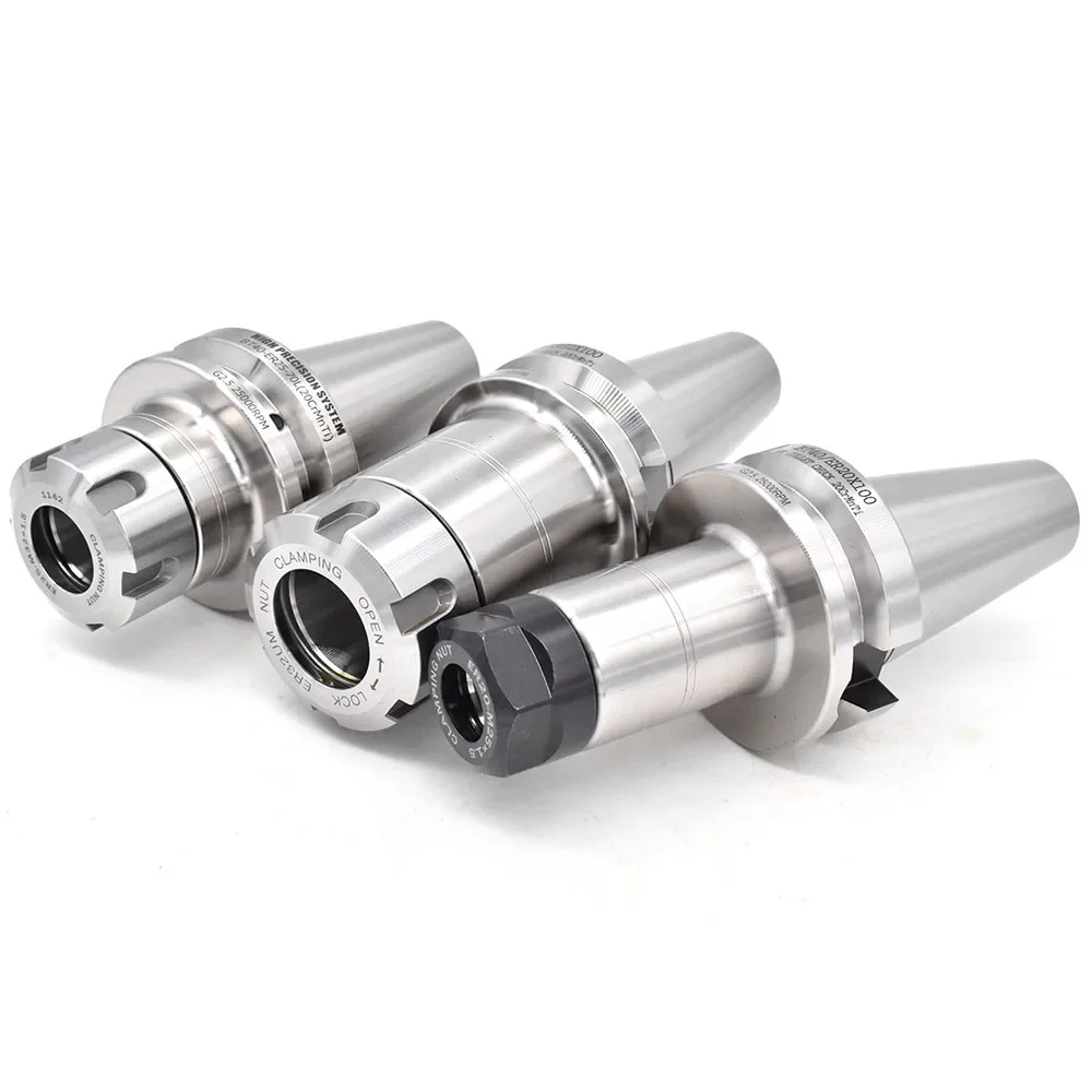 High Precision Collet Chuck BT30 BT40 Spindle Balanced Tool Holder ER11 ER16 ER20 ER25 ER32 CNC Machine Milling