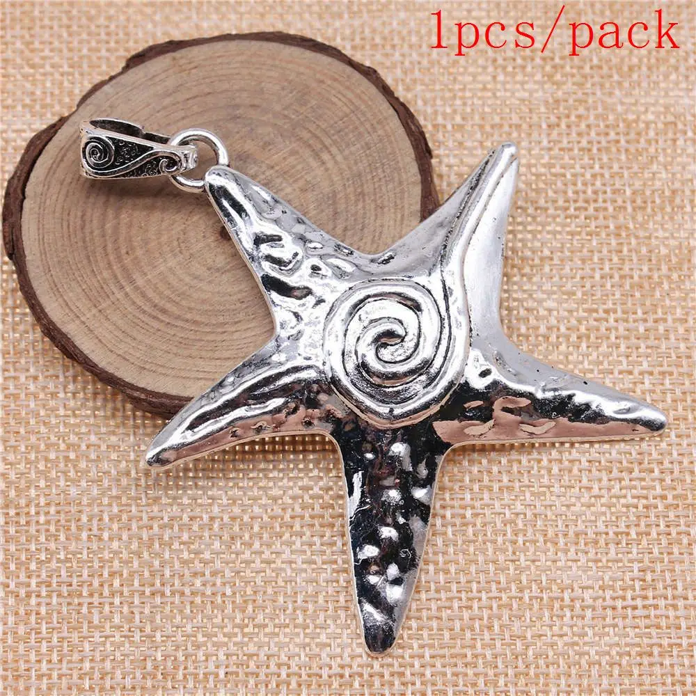 Big Starfish Charms For Jewelry Making DIY Pendants For Gift Bulk