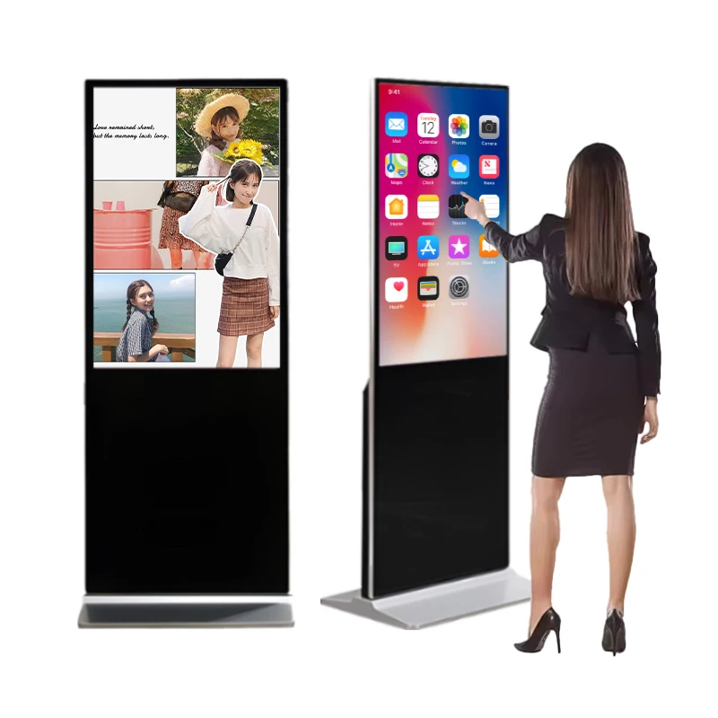 

43 49 50 55 65 75 Inch Advertising Kiosk LCD Display Screens Advertising LCD Digital Signage Electronic Advertising Boards