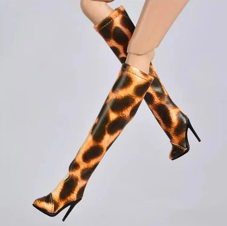 Doll toy Long shoes high quality fit for your FR2 FR6.0 Nuface boots Mirror matte true zipper F6