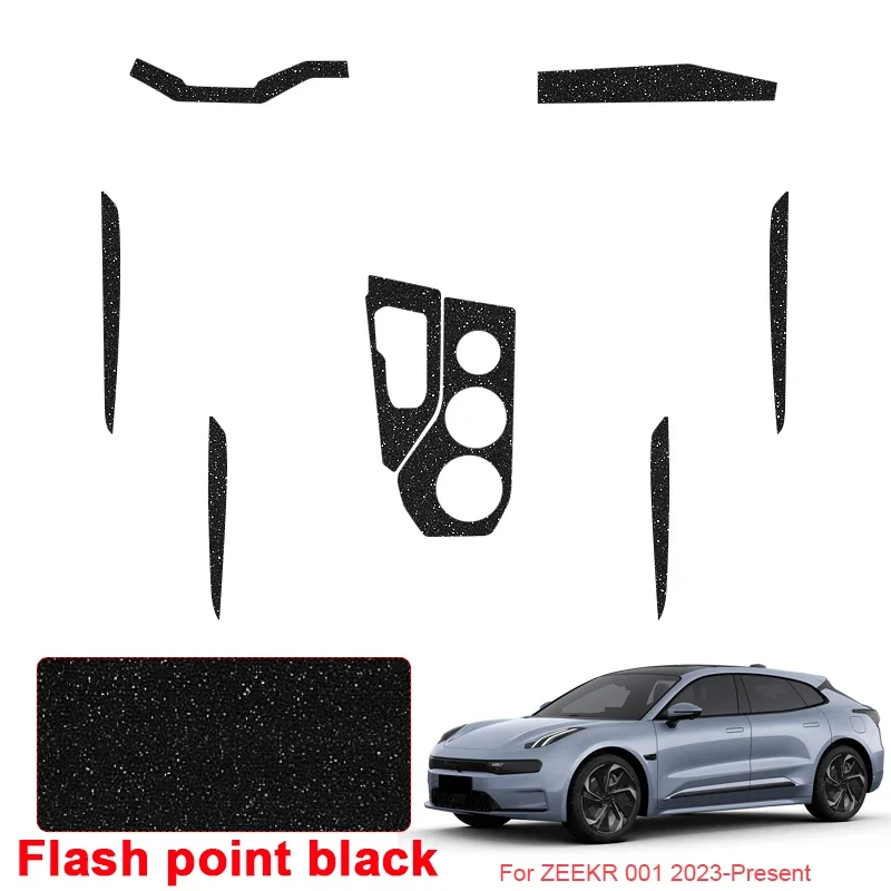 

Car Carbon Interior Sticker Window Lifting Panel Decal For ZEEKR 001 2023-Present LHD Gear Inner Door Protective Film Accessory