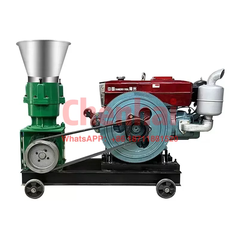 

New Arrival Poultry Fish Feed Processing Machines 220v/380v Animal Feed Pellet Machine with Grinding Disc for Sale Motor 1 Set