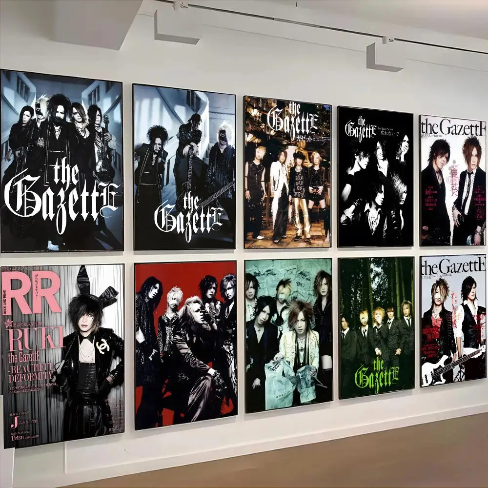 The GazettE Band Visual Kei Poster Living Room Bedroom Party Bar Decor Moisture-proof Art Wall Painting
